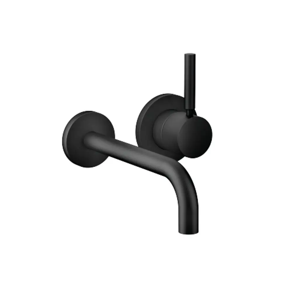 Dornbracht-META-Waschtisch-Wand-Einhandbatterie-ohne Ablaufgarnitur-Ausladung 190mm-schwarz matt, 36862660-33 Galeriebild 1